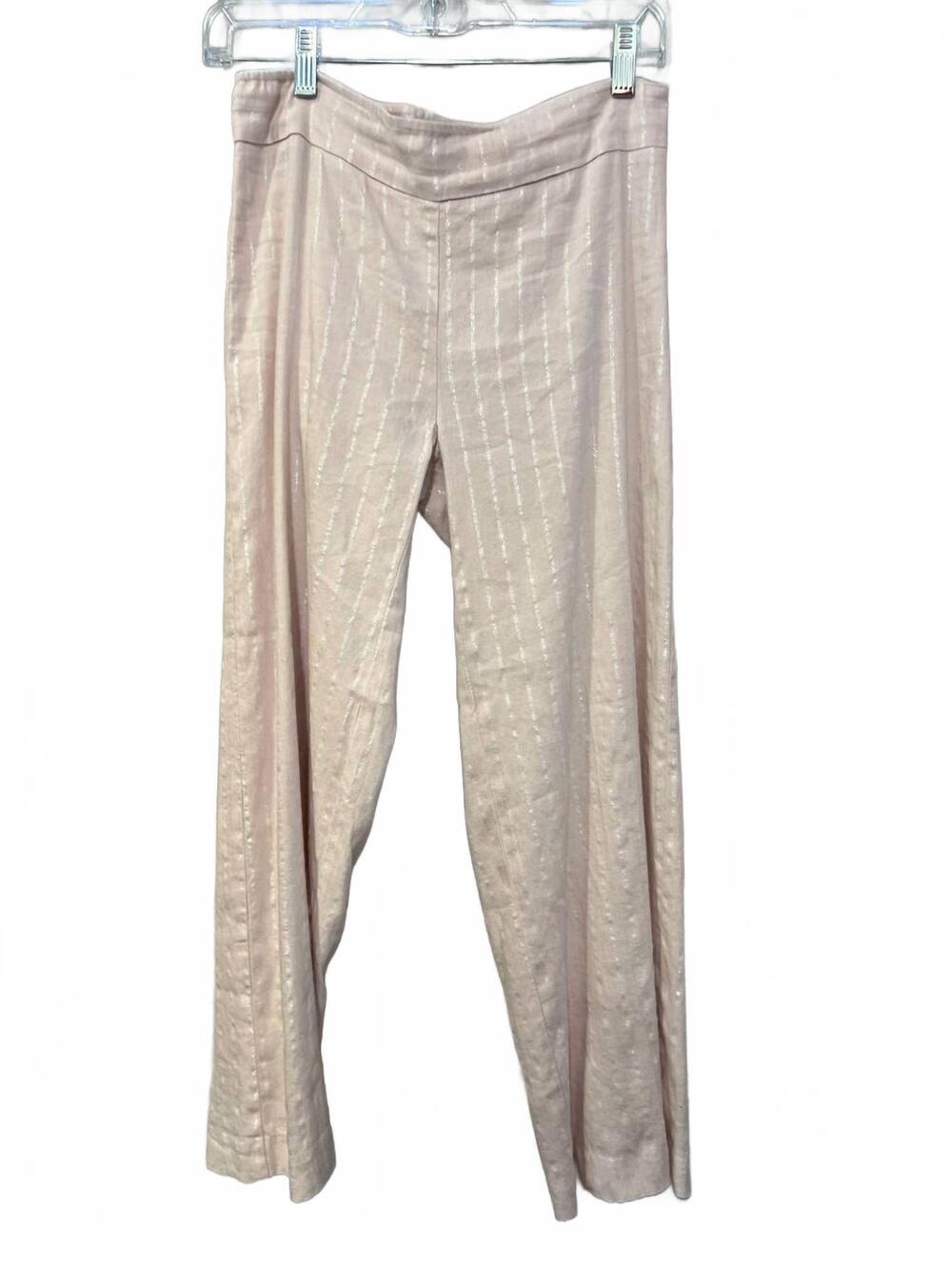 NEW AVENUE MONTAIGNE women's alex crop wide leg pants in soft pink